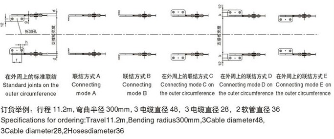 TLGA型钢制拖链2