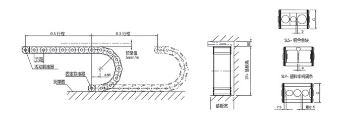 TLG型全封拖链1