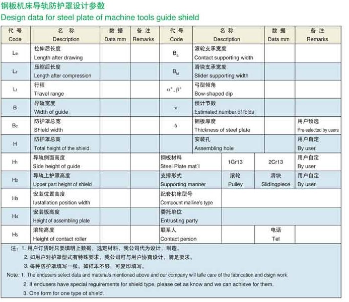 钢板机床导轨防护罩2