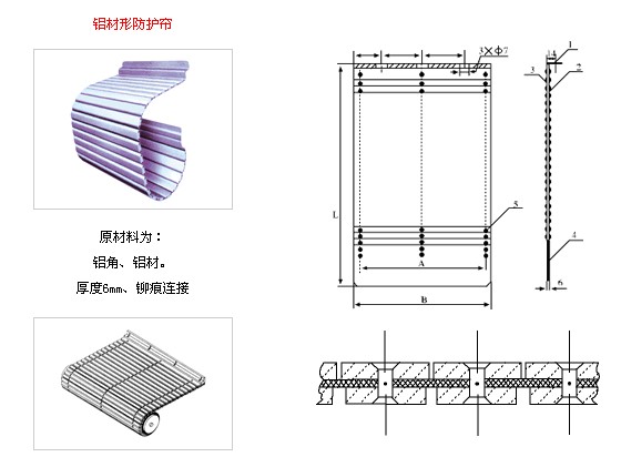 防护帘及防尘折布1